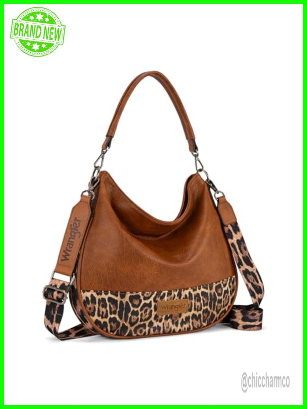 Vegan Leather Hobo Crossbody Purse Adjustable Strap Shoulder Bag